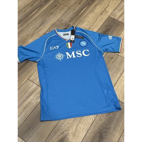 Napoli Shirt 2023 2024 Scudetto Home Size XXL Slim - Picture 1 of 9